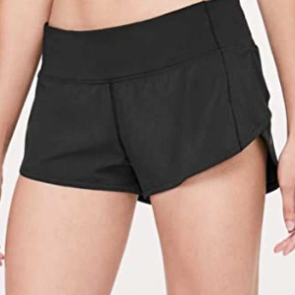 Lululemon speed shorts black, size 8 - Picture 3 of 4